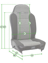 Enduro Low Back Reclining Suspension Seat (Custom)