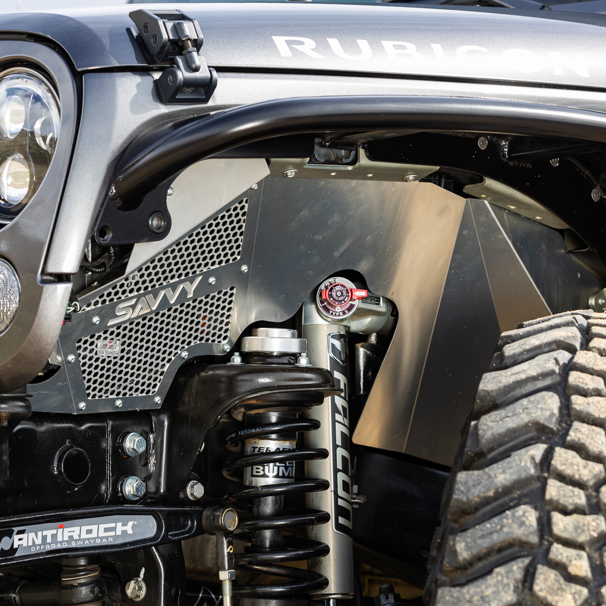 JEEP JK / JKU SAVVY HIGH CLEARANCE VENTED ALUMINUM FRONT INNER FENDERS