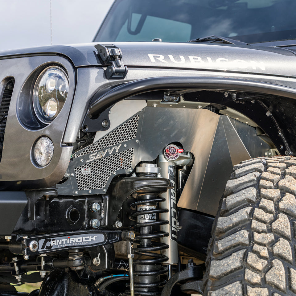 JEEP JK / JKU SAVVY HIGH CLEARANCE VENTED ALUMINUM FRONT INNER FENDERS