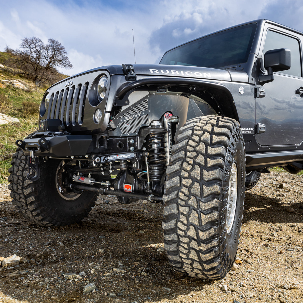 JEEP JK / JKU SAVVY HIGH CLEARANCE VENTED ALUMINUM FRONT INNER FENDERS