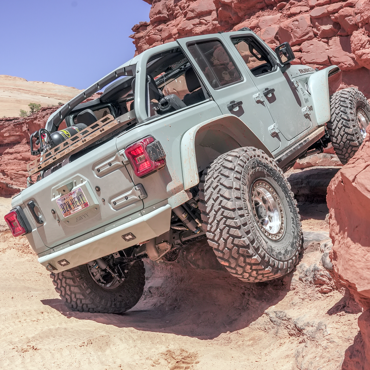 JEEP JL/JLU SAVVY LEGACY 6061 ALUMINUM REAR BUMPER