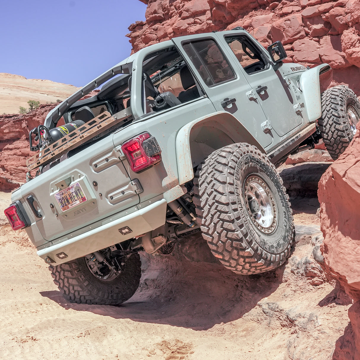 JEEP JL/JLU ALUMINUM REAR TRIM KIT & CORNER GUARDS