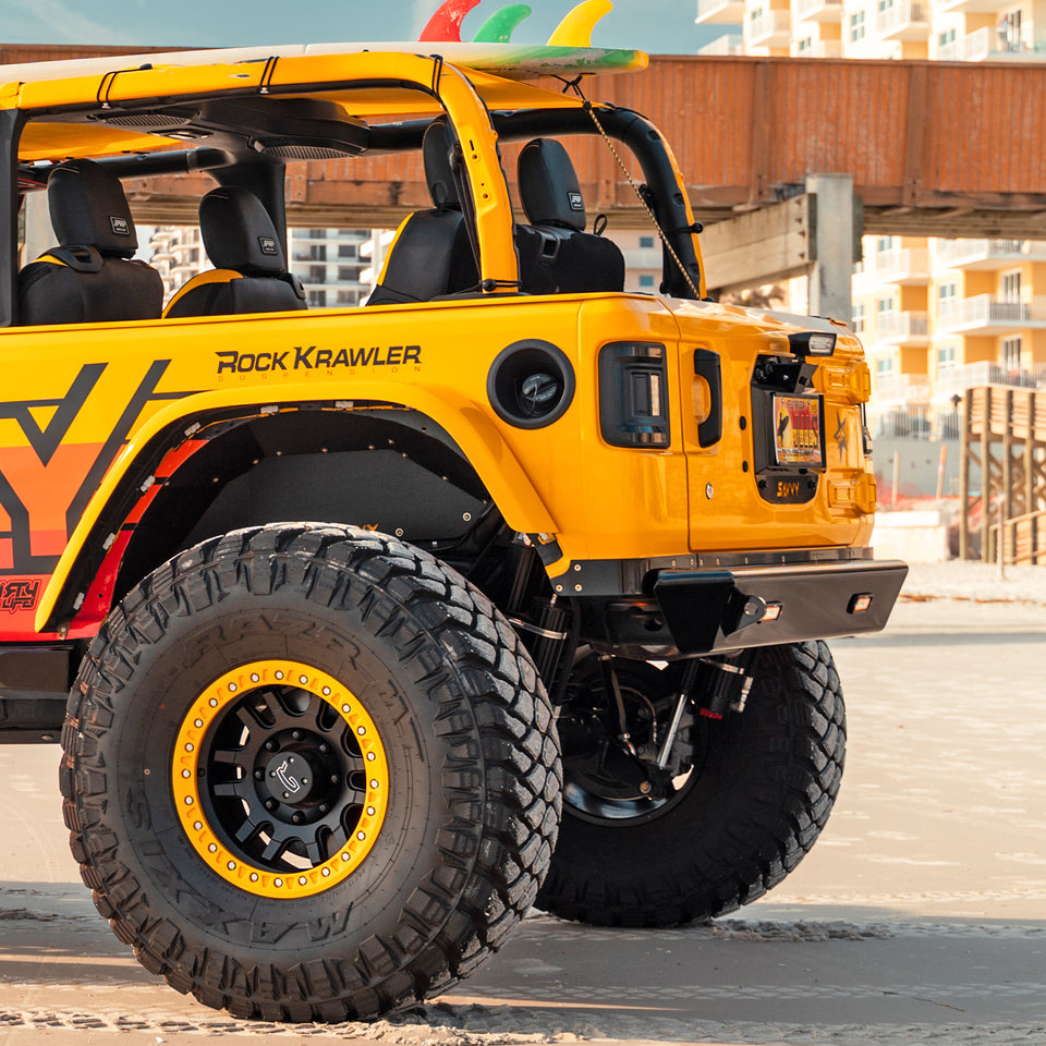 JEEP JL/JLU ALUMINUM REAR TRIM KIT & CORNER GUARDS