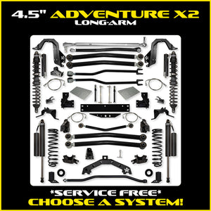 JK 4.5" Long Arm Systems