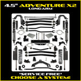 Rock Krawler 4.5" Adventure - X2 Long-Arm System - Fits Jeep JK