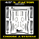 JKU 4.5" X-Factor Mid-arm System