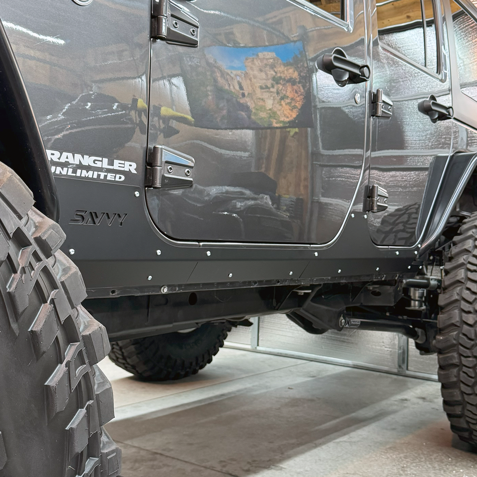 JEEP JKU SAVVY ALUMINUM ROCKER TRIM KIT