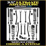 Rock Krawler 3.5" Ultimate Adventure Mid-Arm Suspension System for Jeep Wrangler JLU (4XE Models)