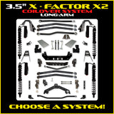 Rock Krawler 3.5" X-Factor X2 COILOVER Long-Arm Suspension System for Jeep Wrangler JLU (Gas Models)