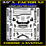 Rock Krawler 3.5" X-Factor X2 PRO ELITE "No Limits" Long-Arm Suspension System for Jeep Wrangler JL (Gas Models)
