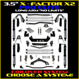 Rock Krawler 3.5" X-Factor X2 PRO ELITE COILOVER "No Limits" Long-Arm Suspension System for Jeep Wrangler JL (Gas Models)