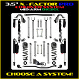 Rock Krawler 3.5" X-Factor PRO COILOVER Mid-Arm Suspension System for Jeep Wrangler JLU (Diesel Models)