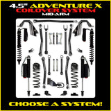 Rock Krawler 4.5" Adventure X COILOVER Mid-Arm Suspension System for Jeep Wrangler JL (Gas Models)