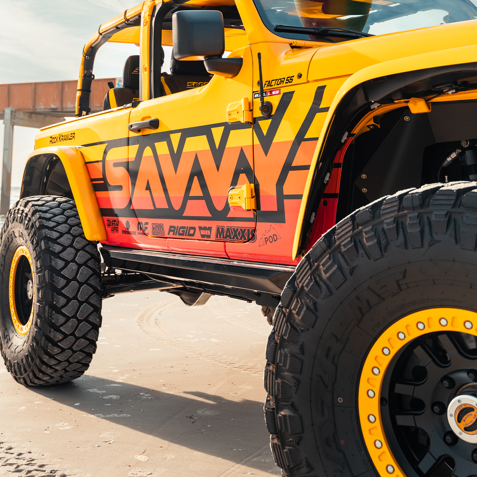 JEEP JLL SAVVY KRAWLER LITE SLIDERS (WELD ON)