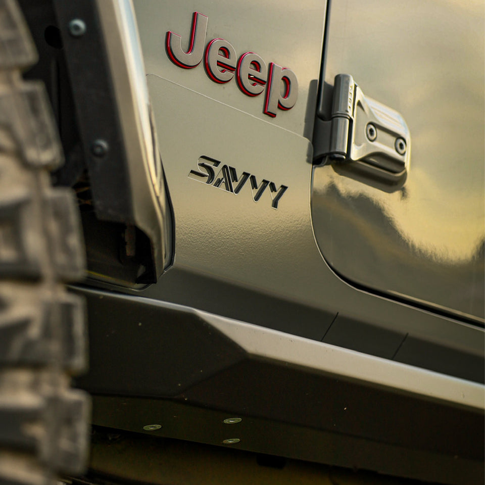 JEEP JLU ROCKER TRIM KIT