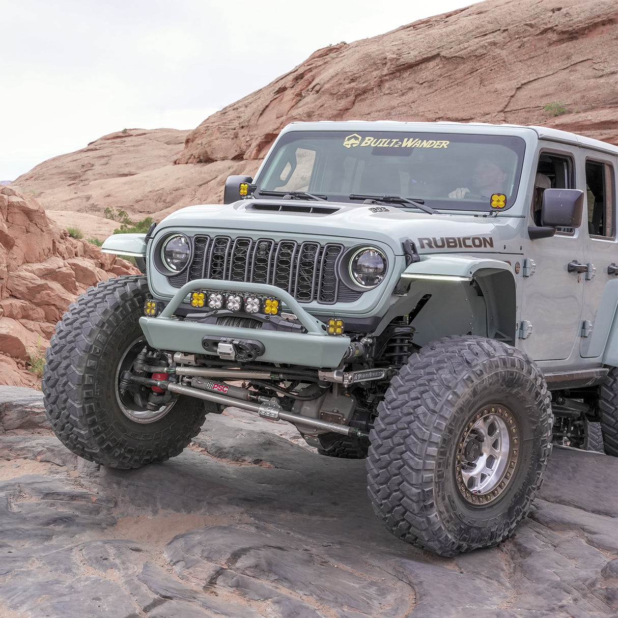 JEEP JL/JLU/JT SAVVY LEGACY 6061 ALUMINUM FRONT BUMPER WITH HOOP