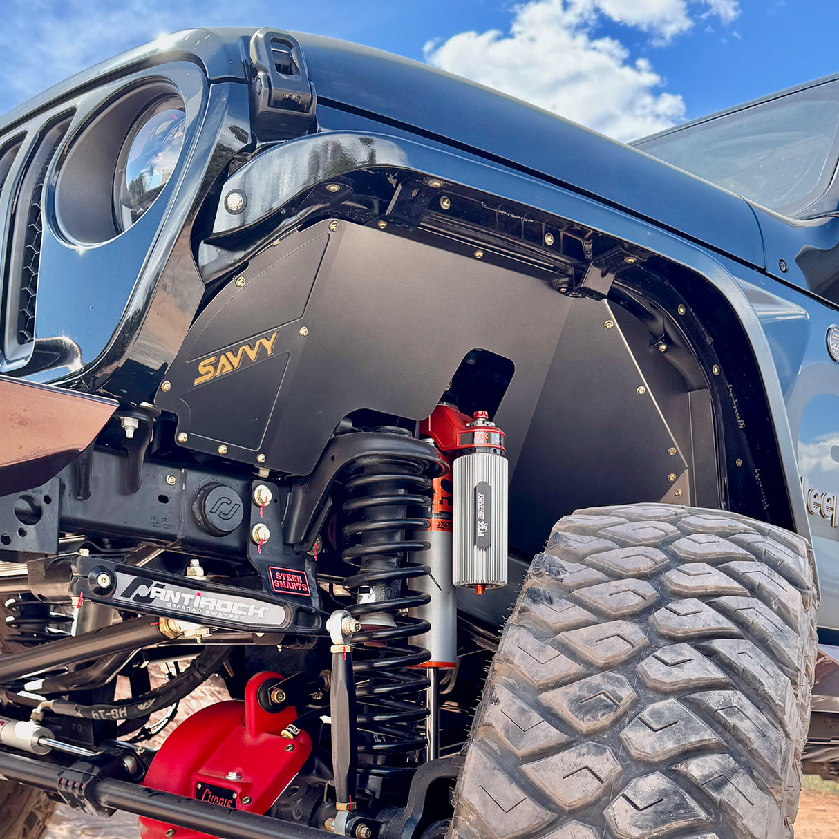 JEEP JL/JLU/JT SAVVY HIGH CLEARANCE ALUMINUM FRONT INNER FENDERS