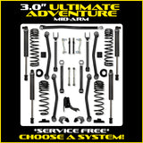 Rock Krawler 3.0" Ultimate Adventure Mid-Arm Suspension System for Jeep Gladiator JT (Gas Models)