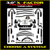 Rock Krawler 3.0" X-Factor X2 COILOVER Long-Arm Suspension System for Jeep Gladiator JT (Gas Models)
