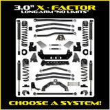 Rock Krawler 3.0" X-Factor X2 "No Limits" Long-Arm Suspension System for Jeep Gladiator JT (Gas Models)