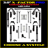 Rock Krawler 3.0" X-Factor PRO COILOVER Mid-Arm Suspension System for Jeep Gladiator JT (Gas Models)