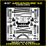 Rock Krawler 4.5" Adventure - X2 Long-Arm Suspension System for Jeep Gladiator JT (Gas Models)