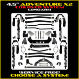 Rock Krawler 4.5" Adventure - X2 COILOVER Long-Arm Suspension System for Jeep Gladiator JT (Gas Models)