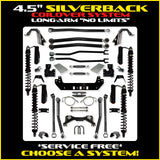 Rock Krawler 4.5" Silverback COILOVER "No Limits" Long-Arm Suspension System for Jeep Gladiator (Gas Models)