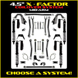 Rock Krawler 4.5" X-Factor COILOVER Mid-Arm Suspension System for Jeep Gladiator JT (Gas Models)