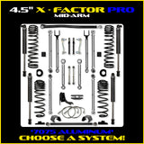 Rock Krawler 4.5" X-Factor PRO Mid-Arm Suspension System for Jeep Gladiator JT (Gas Models)