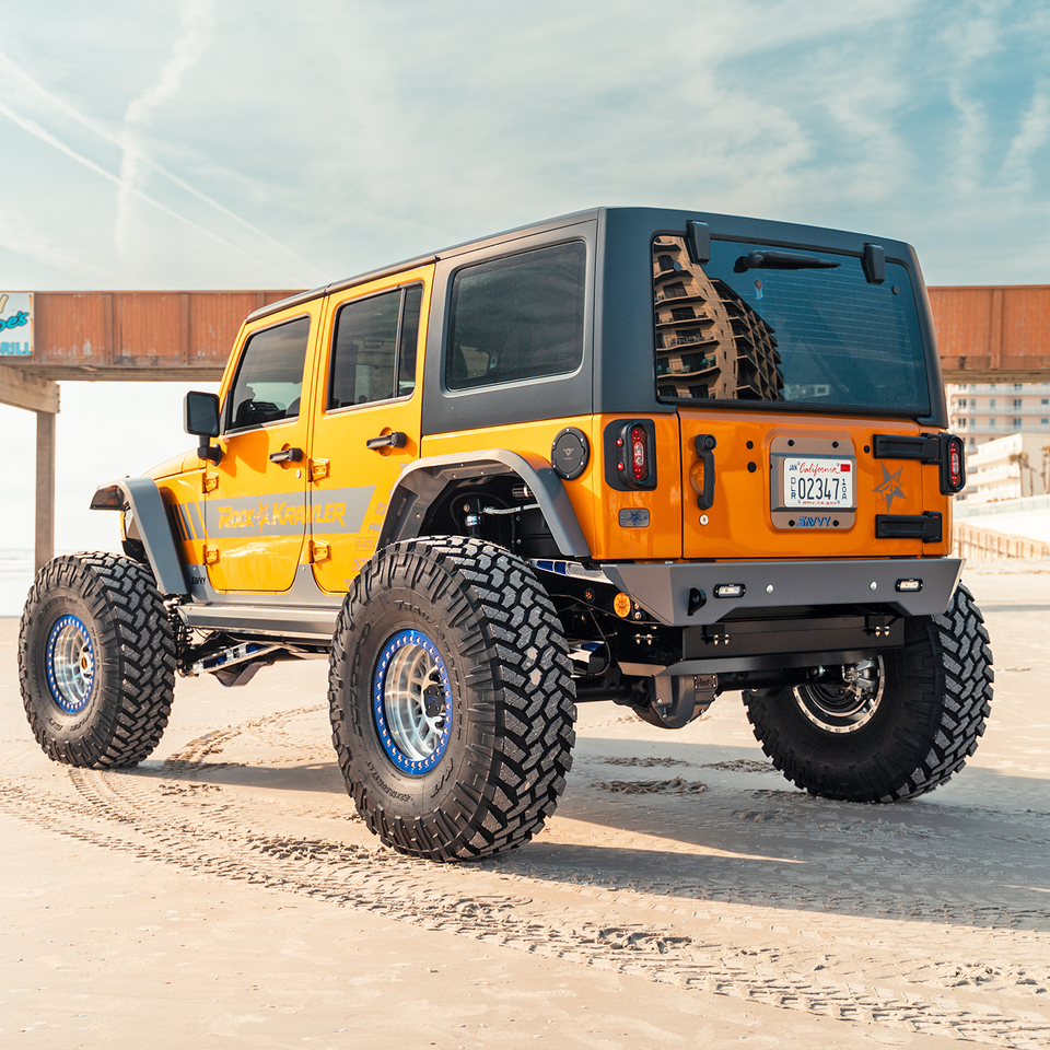 JEEP JK/JKU SAVVY KRAWLER LITE ALUMINUM HIGH CLEARANCE REAR BUMPER