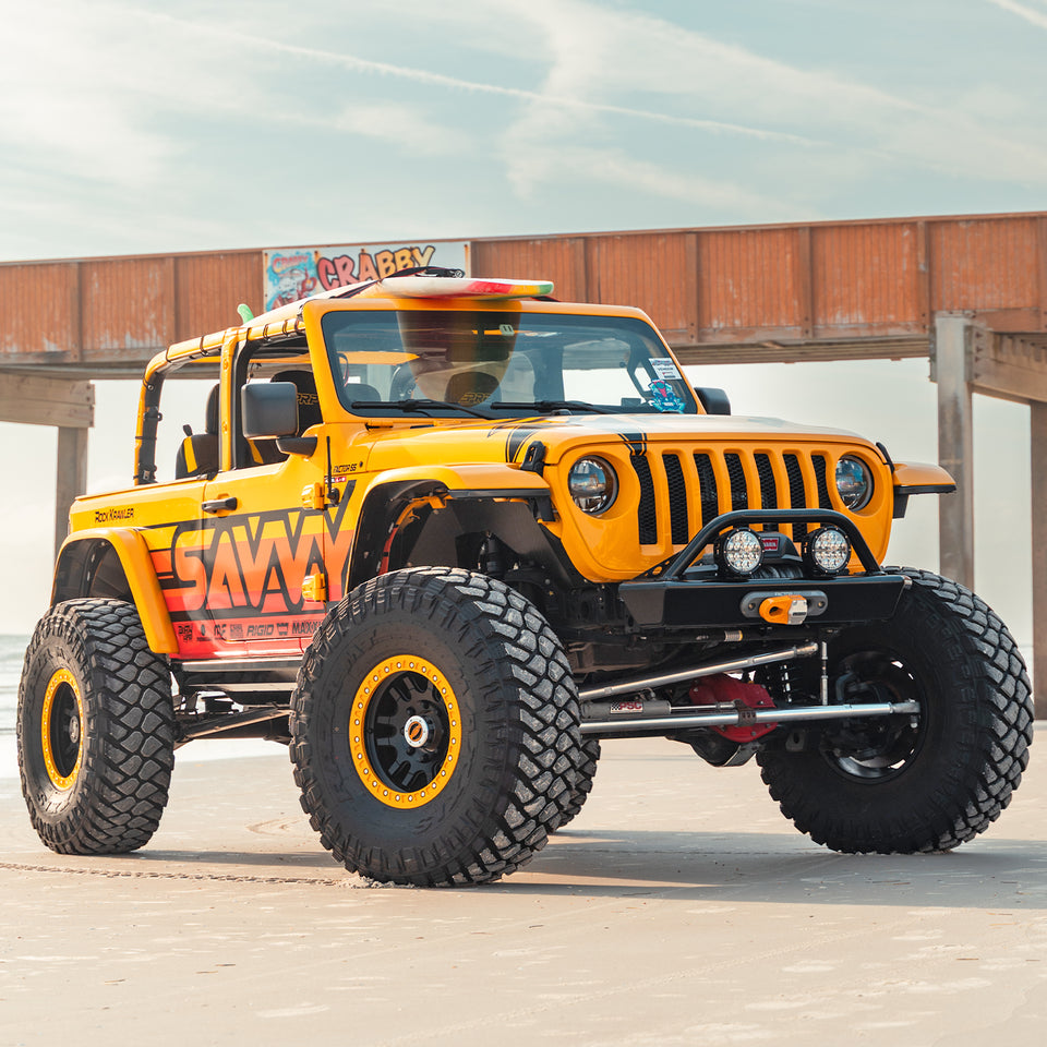 JEEP JL/JLU/JT SAVVY LEGACY 6061 ALUMINUM FRONT BUMPER WITH HOOP