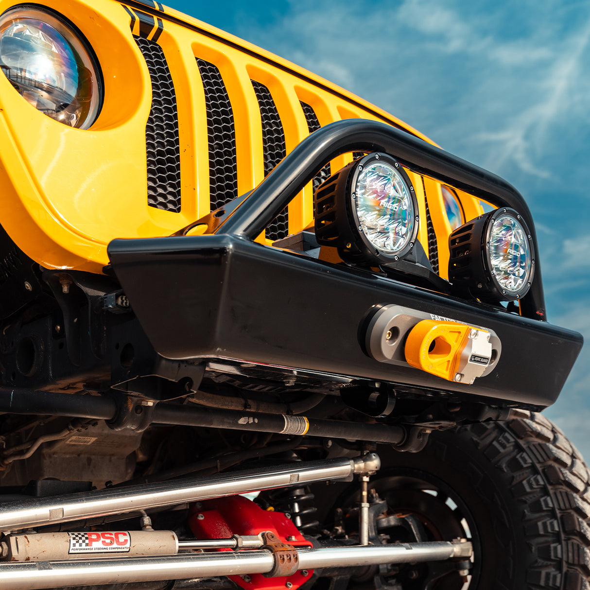 JEEP JL/JLU/JT SAVVY LEGACY 6061 ALUMINUM FRONT BUMPER WITH HOOP