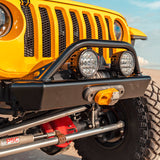 JEEP JL/JLU/JT SAVVY LEGACY 6061 ALUMINUM FRONT BUMPER WITH HOOP