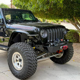 JEEP JL/JLU/JT SAVVY KRAWLER LITE ALUMINUM FRONT BUMPER W/O HOOP