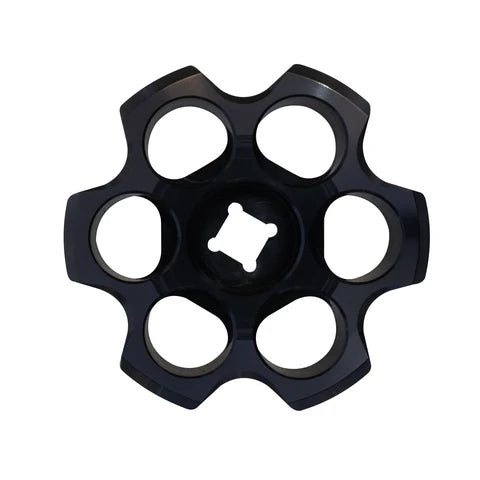 Aluminum Tank Knob Six Shooter Stealth Black Power Tank