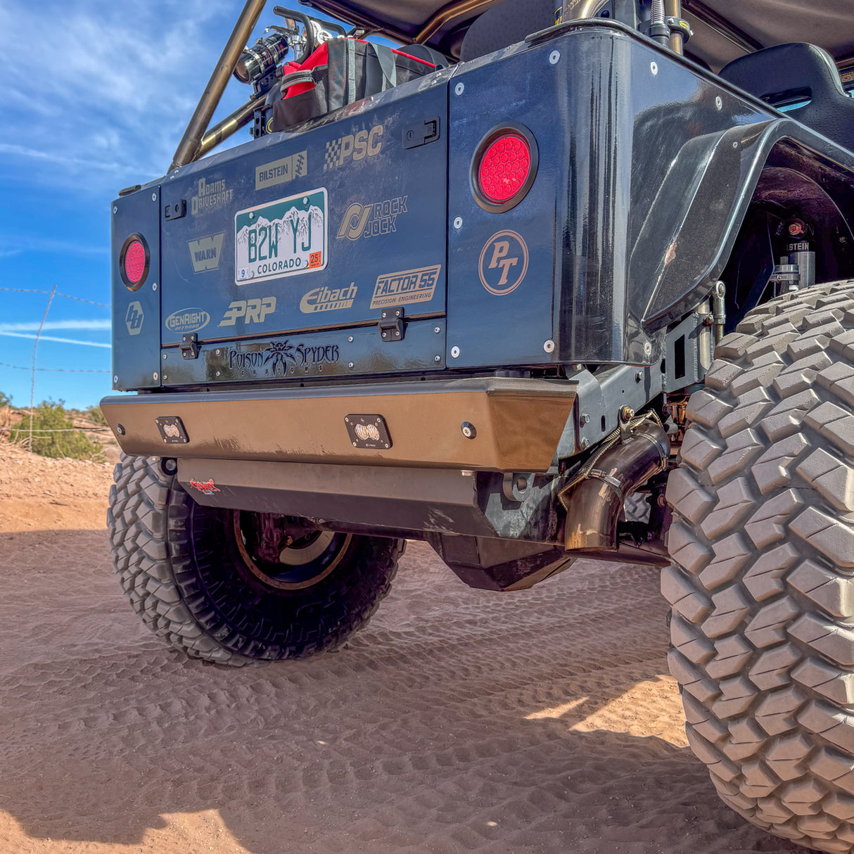 JEEP TJ / LJ SAVVY LEGACY 6061 ALUMINUM REAR BUMPER