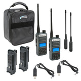 ADVENTURE PACK - GMR2 PLUS - GMRS / FRS Two Way Handheld Radios with Accessories
