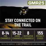 Radio Kit Plus - GMR25 Waterproof GMRS Mobile Radio Kit with External Speaker