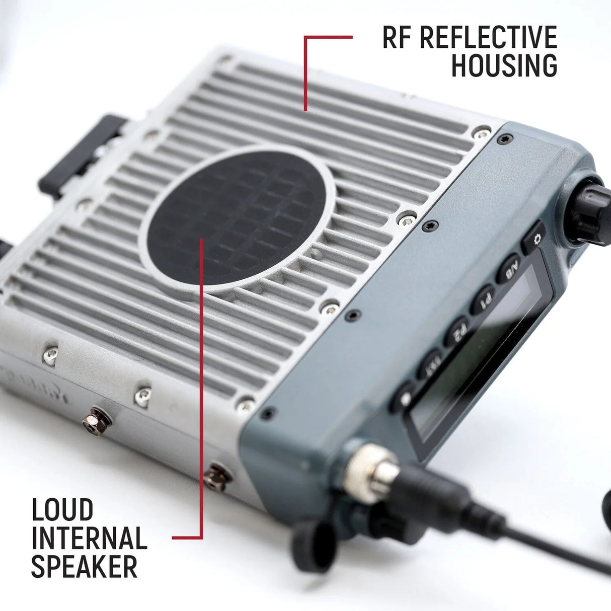 Radio Kit Plus - Rugged G1 GMRS Mobile Radio with External Speaker