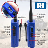 2 PACK - Rugged R1 - Business Band Two Way Handheld Radio - Digital and Analog