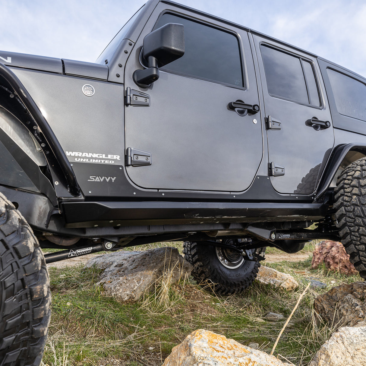 JEEP JKU SAVVY ALUMINUM ROCKER TRIM KIT