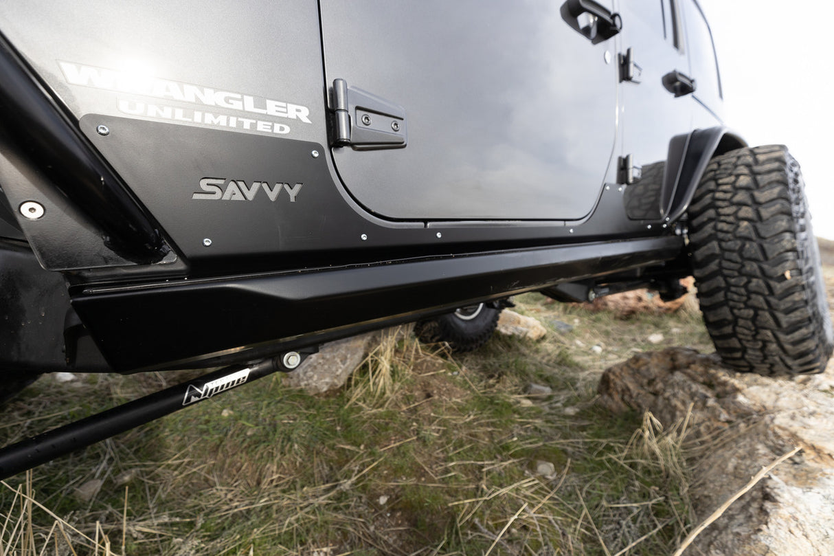 JEEP JKU SAVVY ALUMINUM ROCKER TRIM KIT